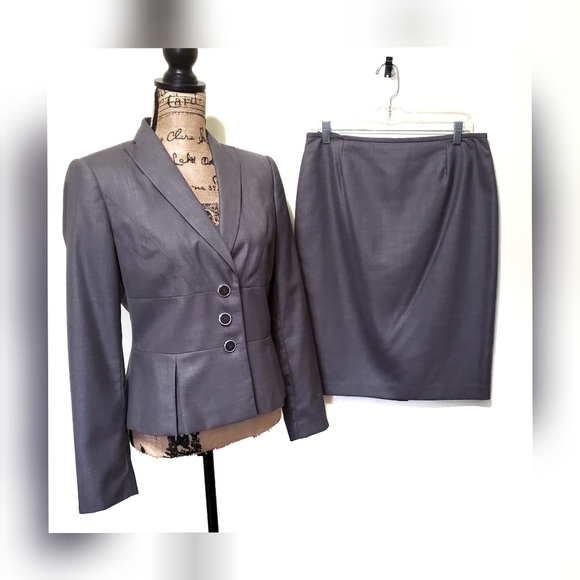 Calvin Klein Dresses & Skirts - Calvin Klein 2 Piece Skirt Suit Set with B…